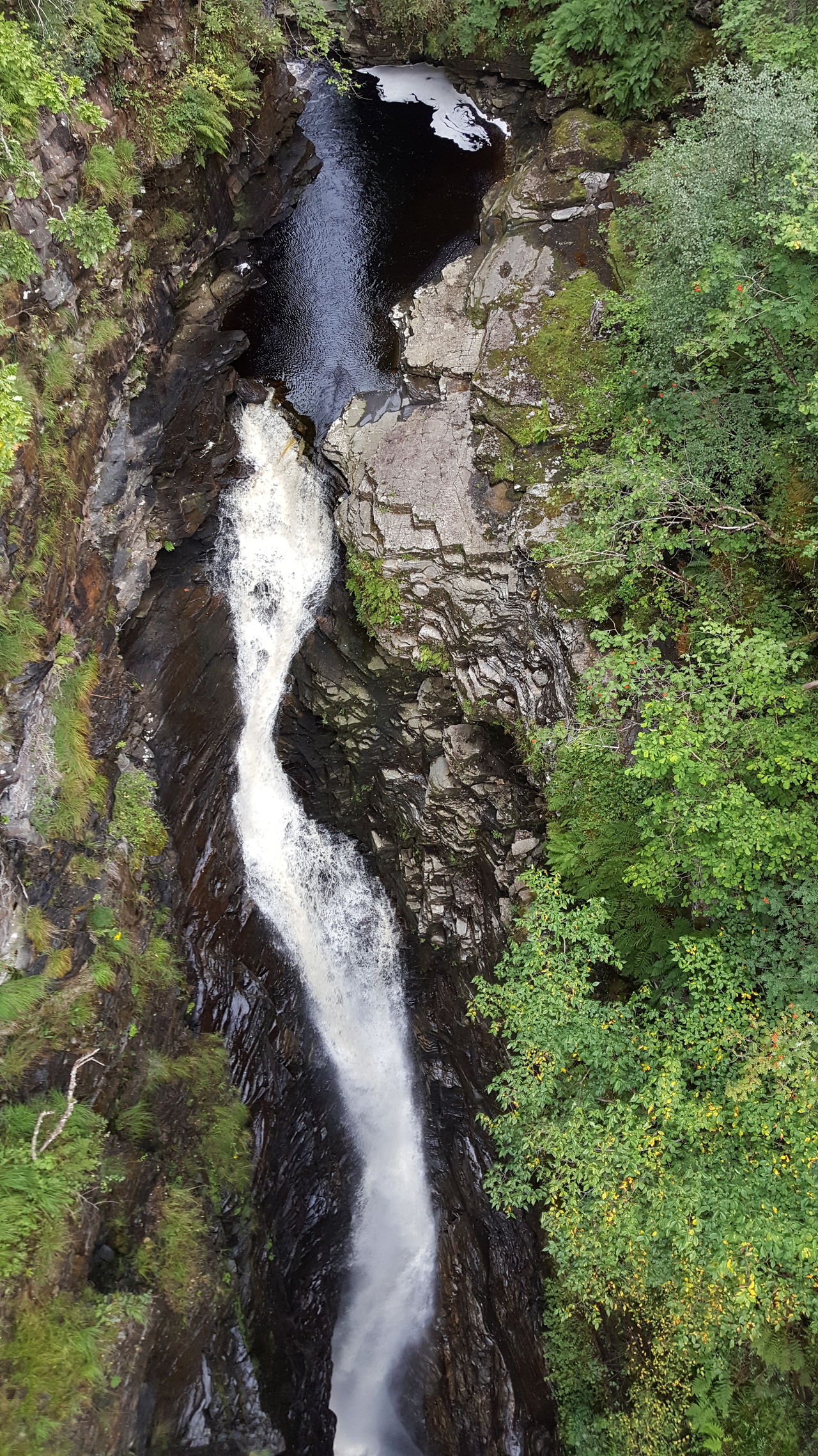 Waterfall from above