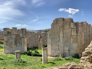 Old ruins against sky