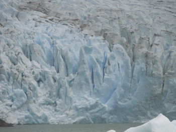 Full frame shot of frozen sea