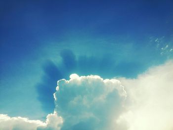 Low angle view of clouds in sky