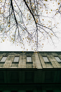 Low angle view of building against sky