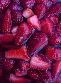 Full frame shot of strawberries