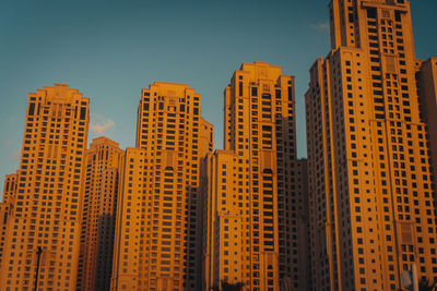 Low angle view of buildings against sky