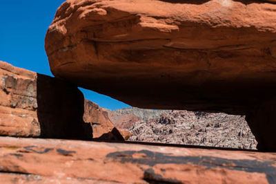 Scenic view of desert against sky