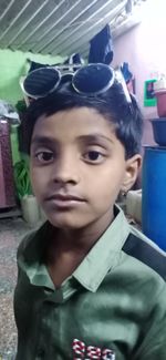 Portrait of cute boy