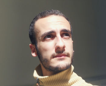 Portrait of mid adult man