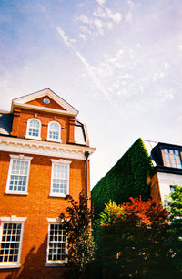 Low angle view of building against sky