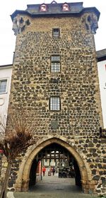 Low angle view of old building