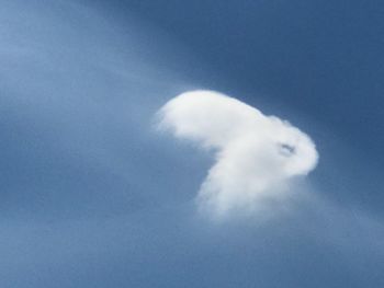 Low angle view of clouds in sky