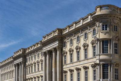 Fassade schloss berlin. deutschland