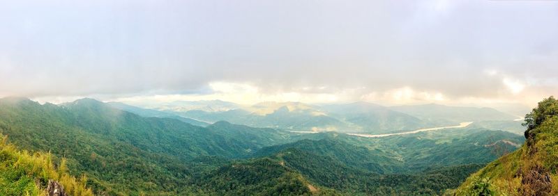 Panoramic view of landscape against sky