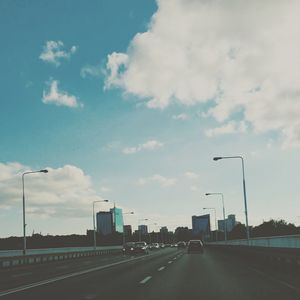 Road passing through landscape