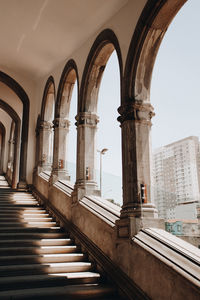 Corridor of old building