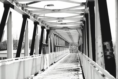 Footbridge leading to bridge