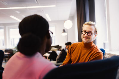 Business people having meeting in office