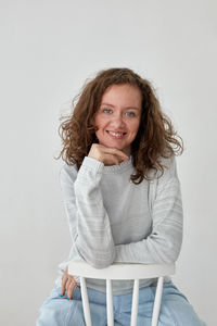 Portrait of smiling young woman