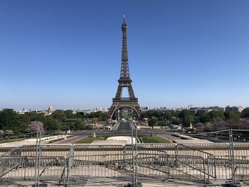 Tower against sky in city