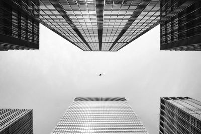 Low angle view of buildings against sky