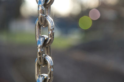 Close-up of chain