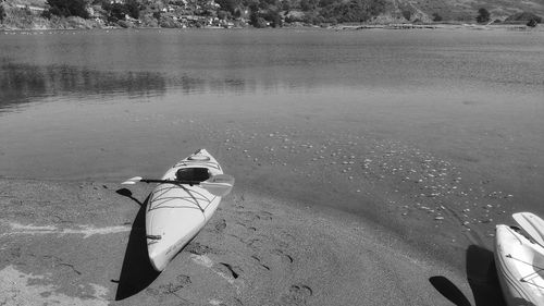 Rear view of man looking at sea