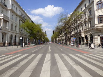 View of city street