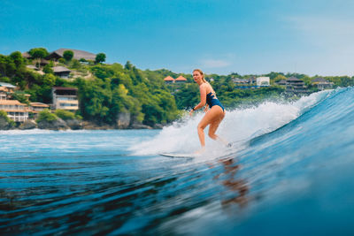 Surf girl at