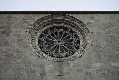 Low angle view of clock