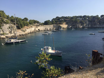 The calanque de port-miou is one of the three big cassis calanques. cassis, southern france