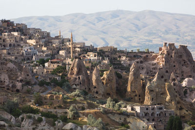 Aerial view of buildings in city