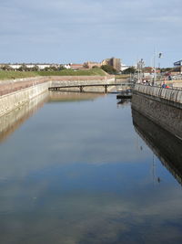 Scenic view of river against sky