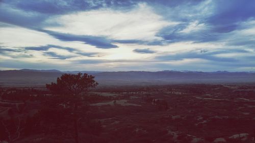 Scenic view of landscape against sky