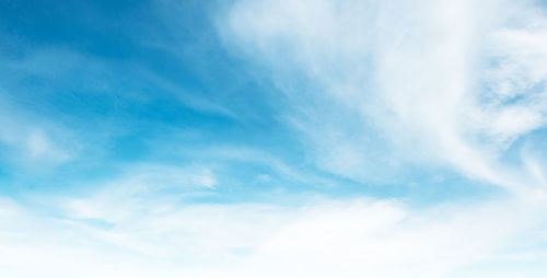 Low angle view of clouds in sky