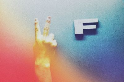 Close-up of multi colored wall