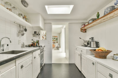 Interior of bathroom