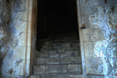 Close-up of abandoned window