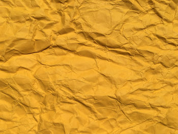 Full frame shot of yellow paper