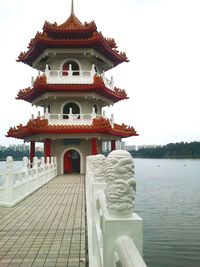 View of temple against sky