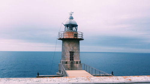 Scenic view of calm sea against sky