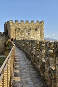 View of old building against sky. castle.