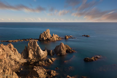 Panoramic view of sea against sky