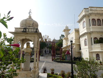 View of historic building against sky