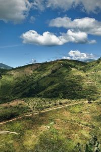 Scenic view of landscape against sky