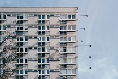 Low angle view of building against sky