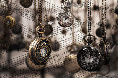 Close-up of clock