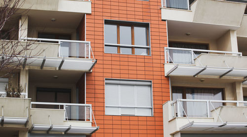 Low angle view of residential building