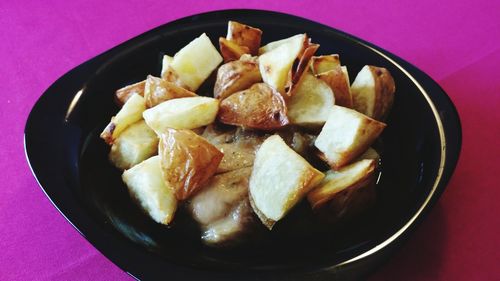 Close-up of food in plate