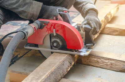 Man working in workshop