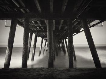 Pier in sea