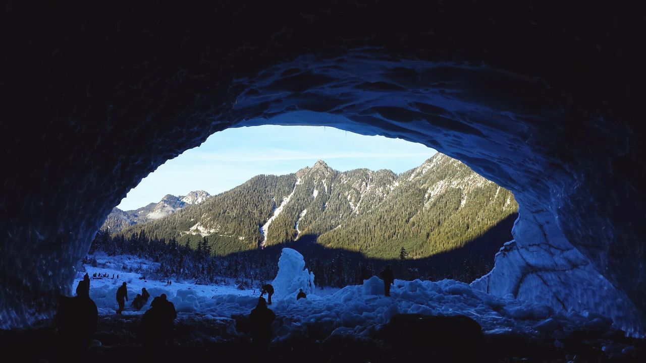 Big four ice caves