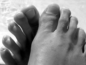 Close-up of human hand